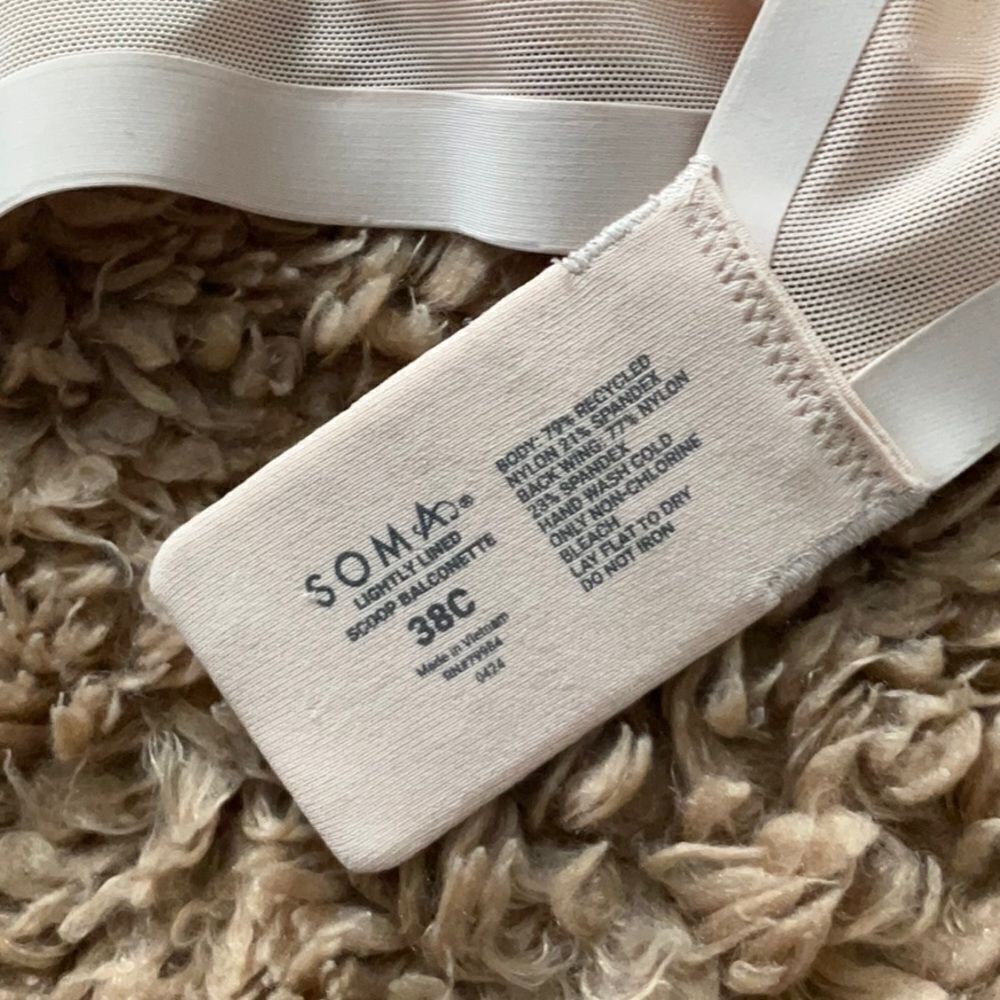 Soma Soft Beige Bra
